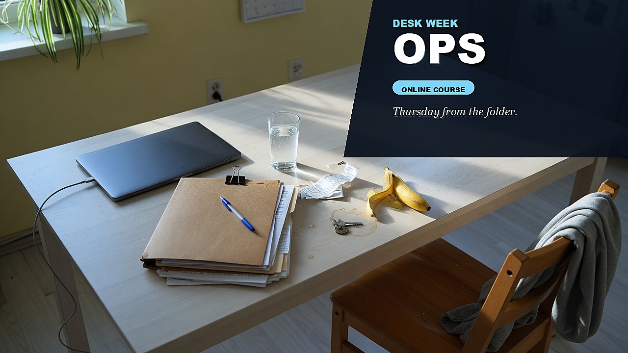 Desk Week Ops